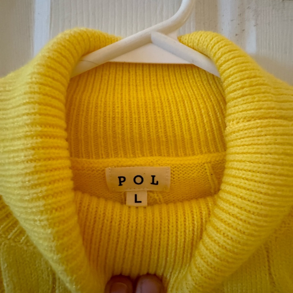 POL Yellow Women's Sweater size L New, never worn
